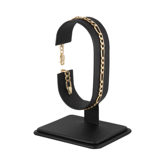Pulso Tejido 3*1 Oro 10 Kilates 20cm 5mm