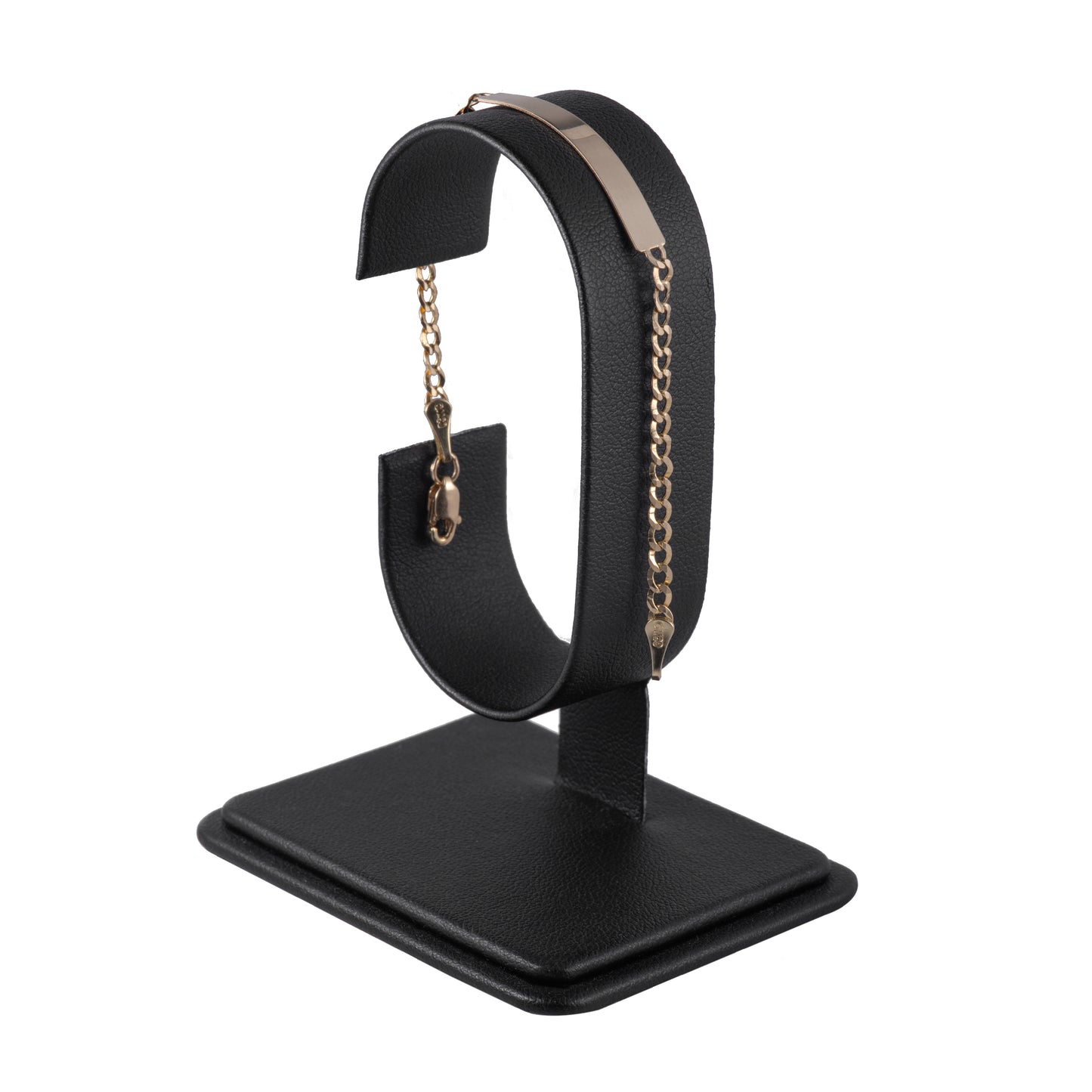 Esclava Tejido Barbado Oro 10 Kilates 14cm 3.5mm