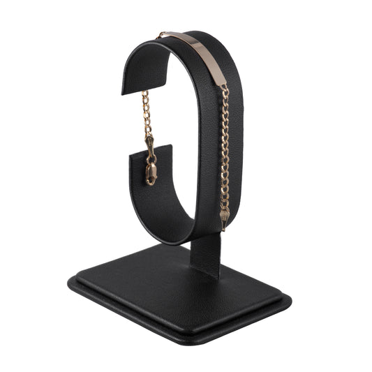 Esclava Tejido Barbado Oro 10 Kilates 14cm 3.5mm