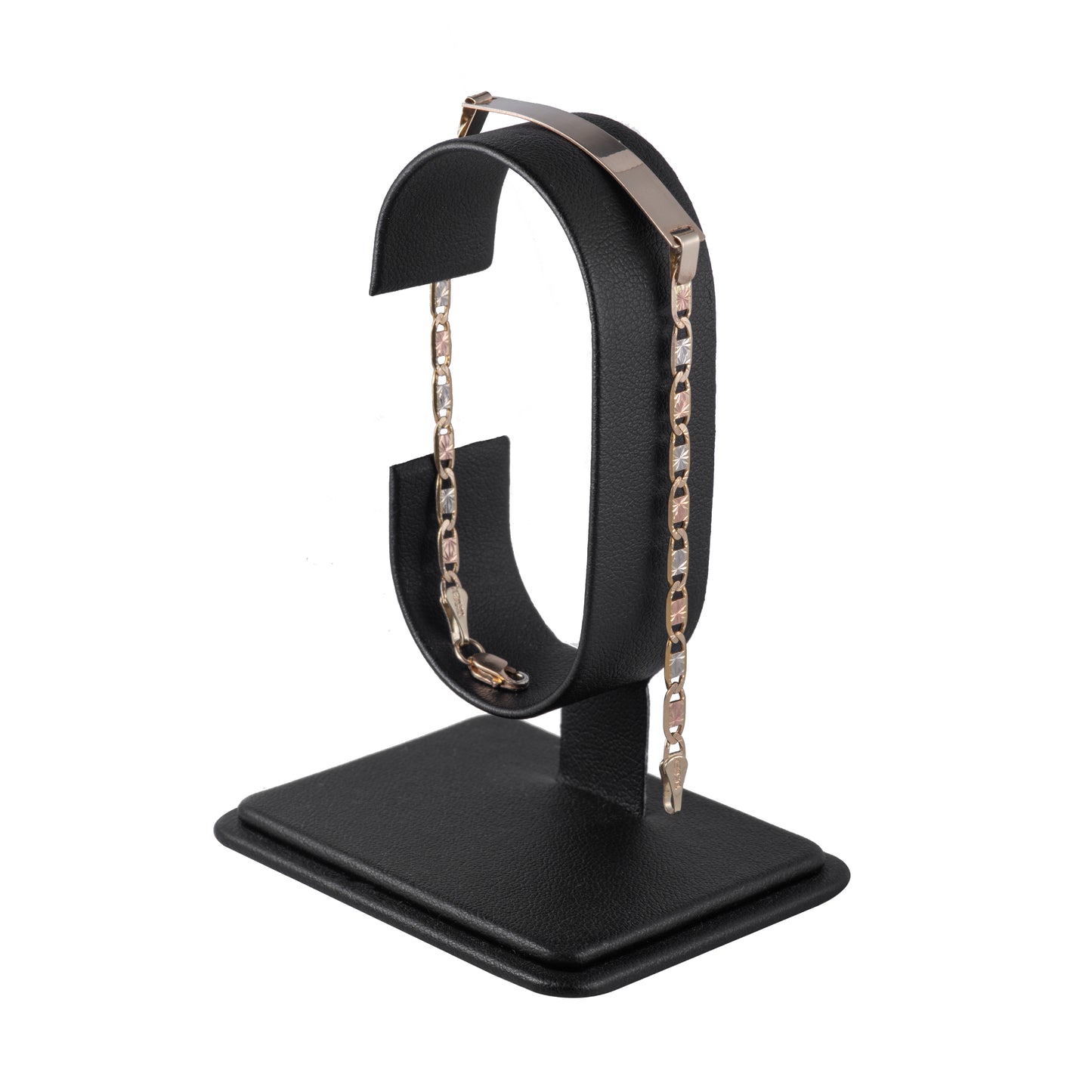 Esclava Tejido Espejo Oro 10 Kilates 18cm 3.5mm