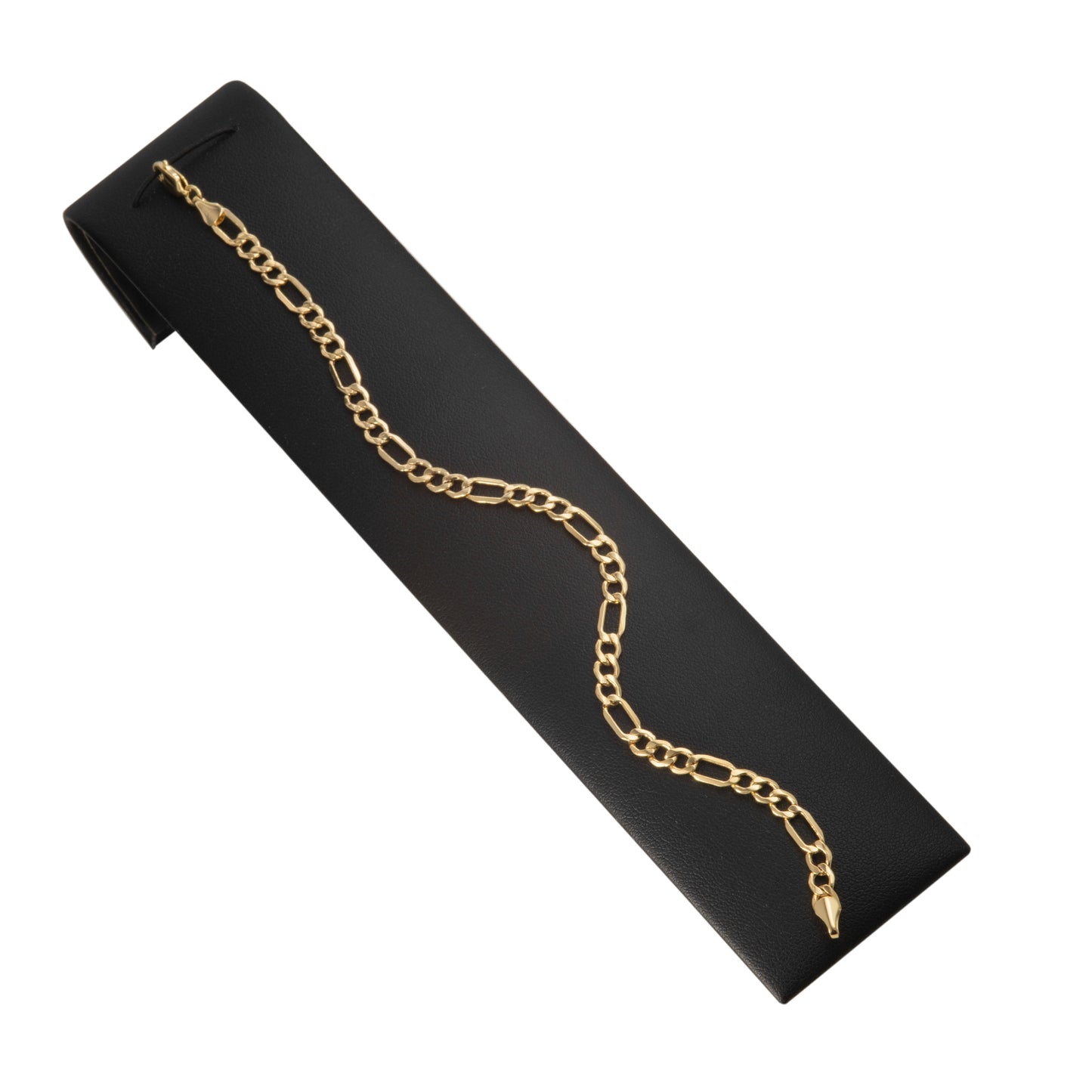 Pulso Tejido 3*1 Oro 10 Kilates 21cm 4.5mm