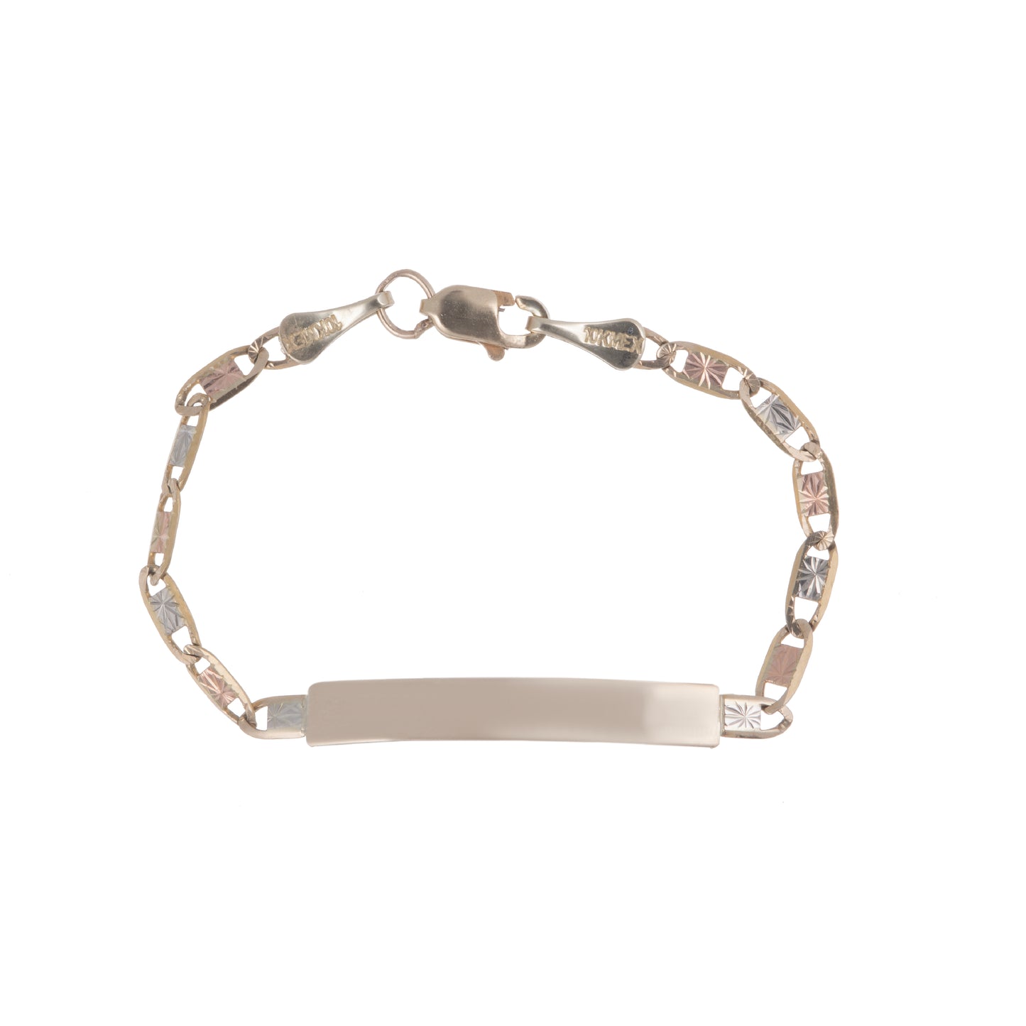 Esclava Tejido Espejo Oro 10 Kilates 12cm 3mm