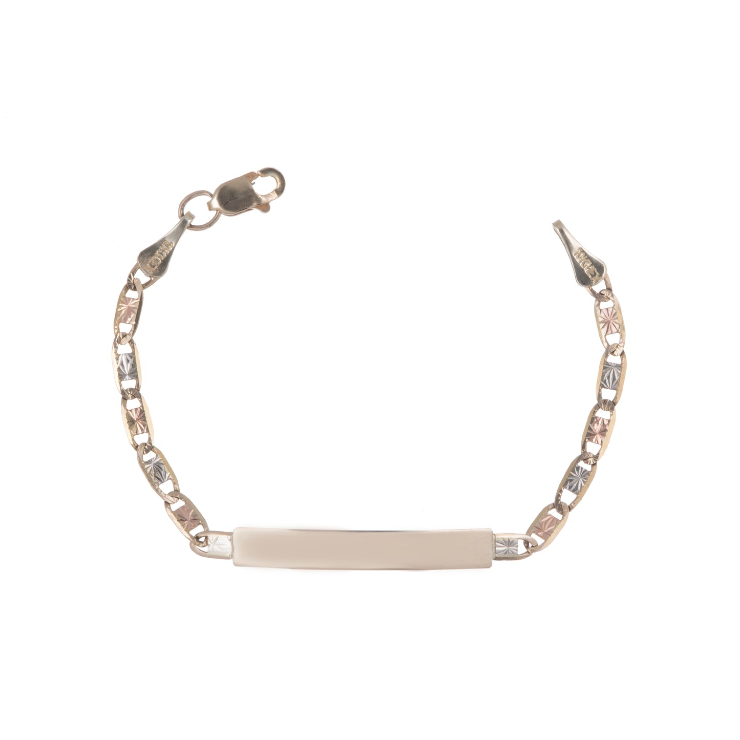 Esclava Tejido Espejo Oro 10 Kilates 12cm 3mm