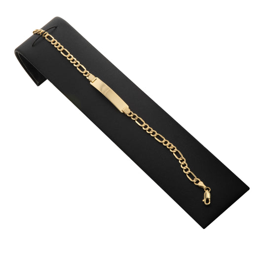Esclava Tejido 3*1 Oro 10 Kilates 21cm 5mm