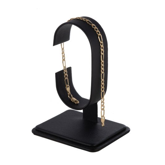 Pulso Tejido 3*1 Oro 10 Kilates 18cm 3.5mm