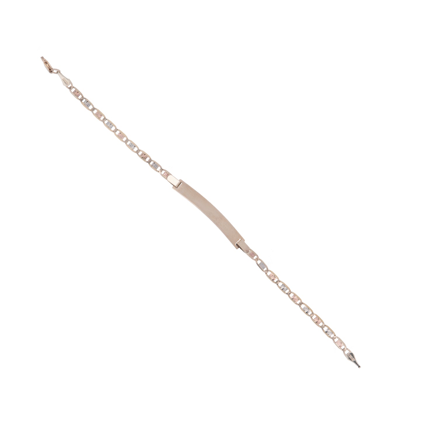 Esclava Tejido Espejo Oro 10 Kilates 18cm 3.5mm