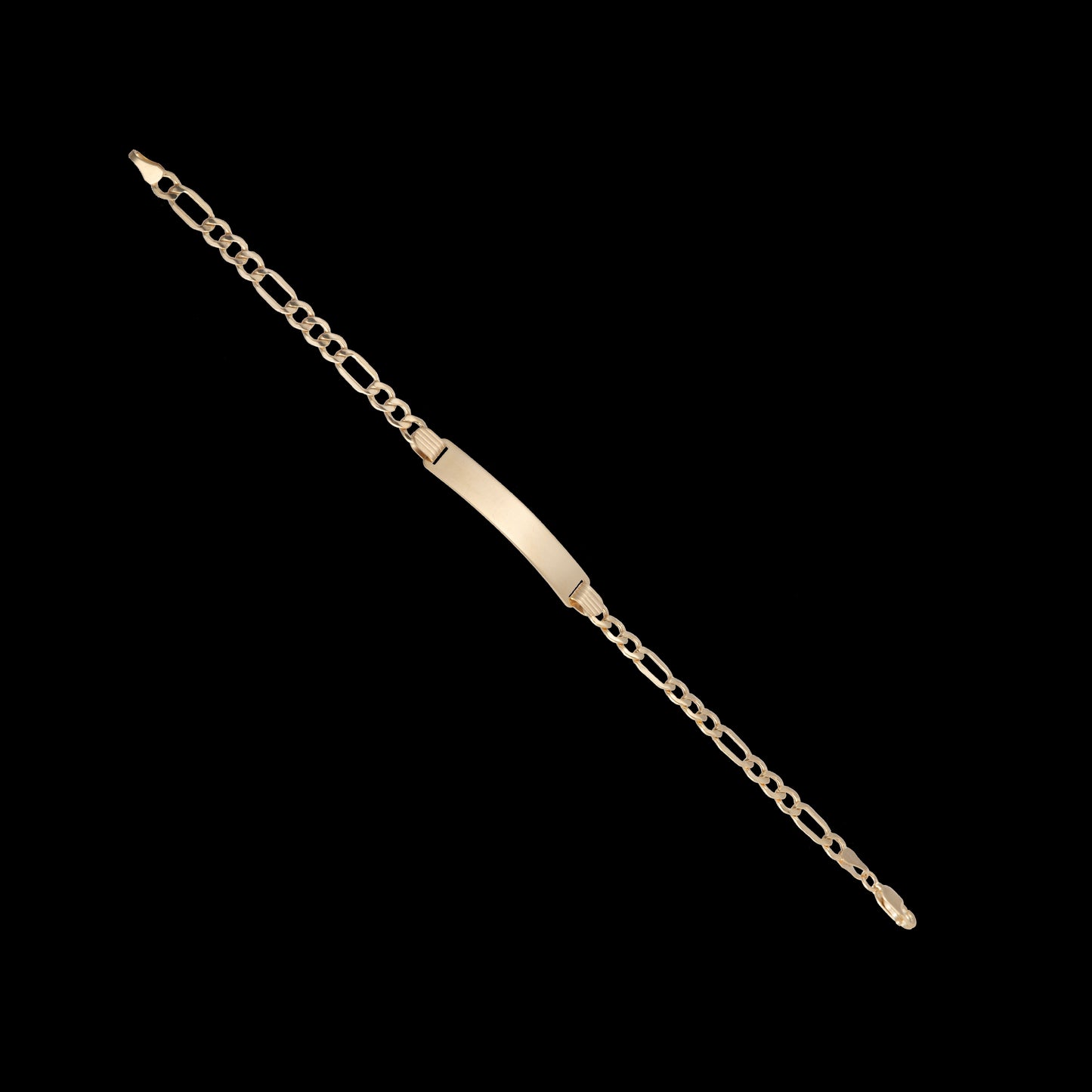Esclava Tejido 3*1 Oro 10 Kilates 18cm 5mm