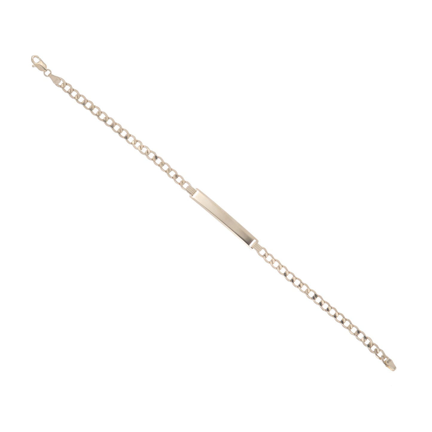 Esclava Tejido Barbado 21cm 4.5mm Oro 10 Kilates