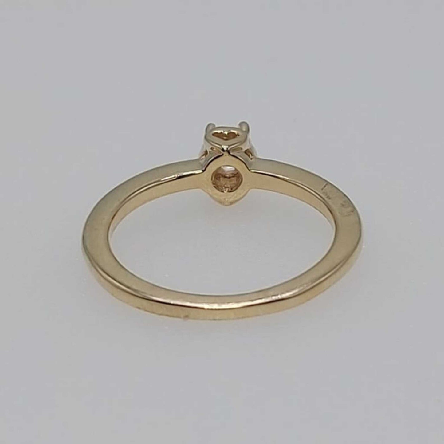 Anillo Base Corazón Oro 10 Kilates