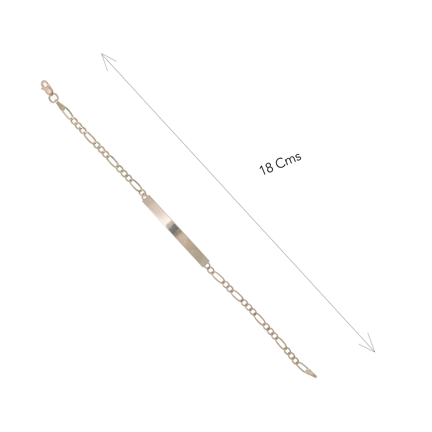 Esclava Tejido 3*1 Oro 10 Kilates 18cm 4mm