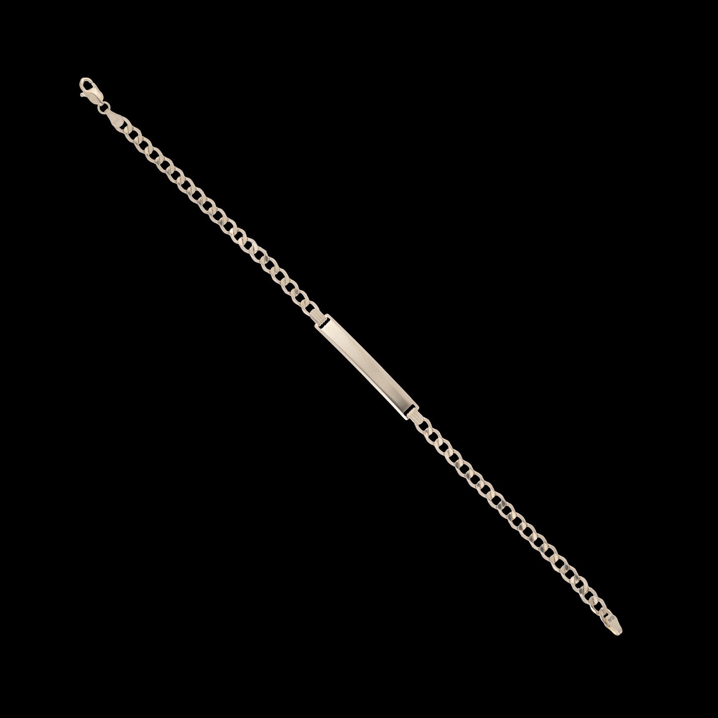 Esclava Tejido Barbado 21cm 4.5mm Oro 10 Kilates