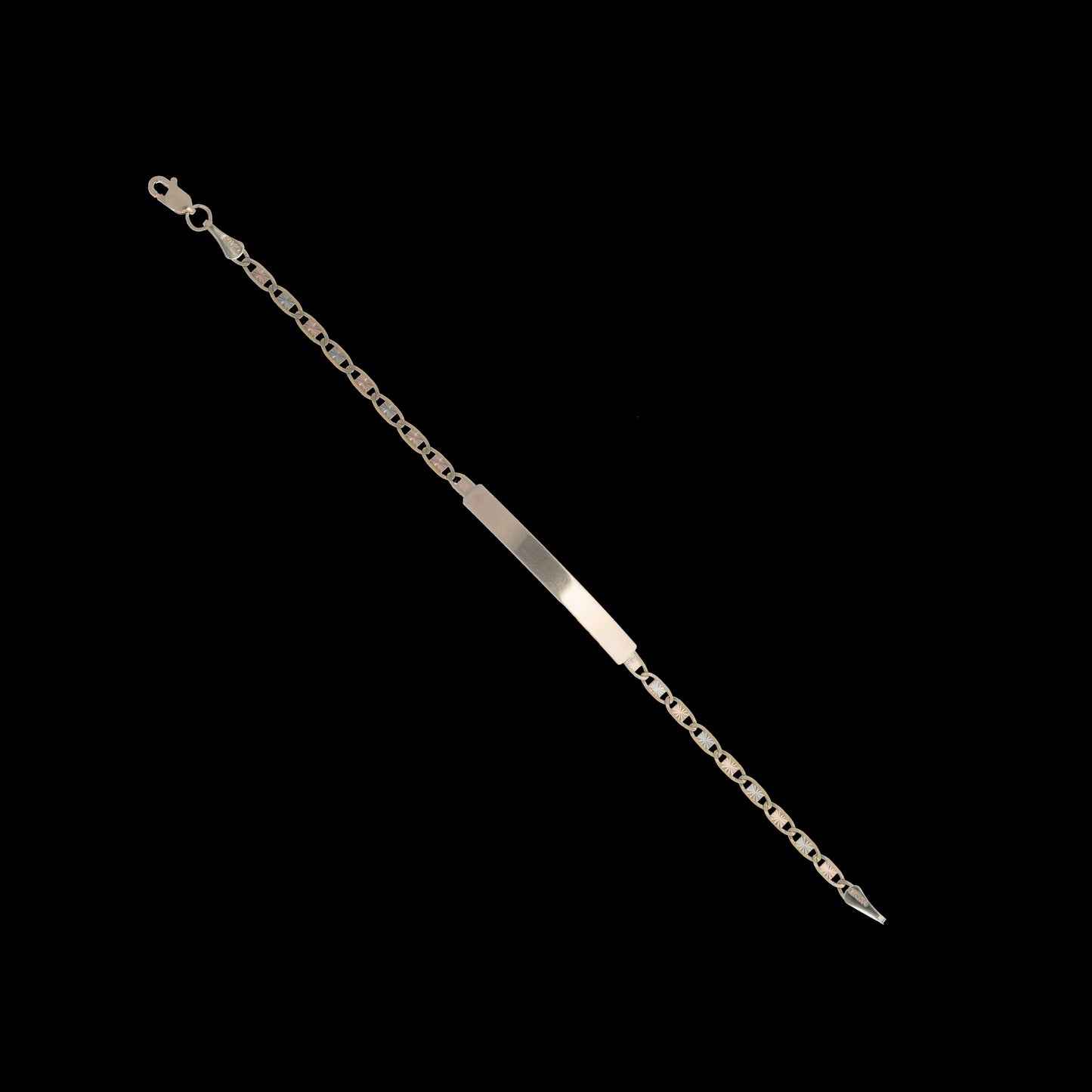 Esclava Tejido Tipo Espejo Oro 10 Kilates 16cm 3mm