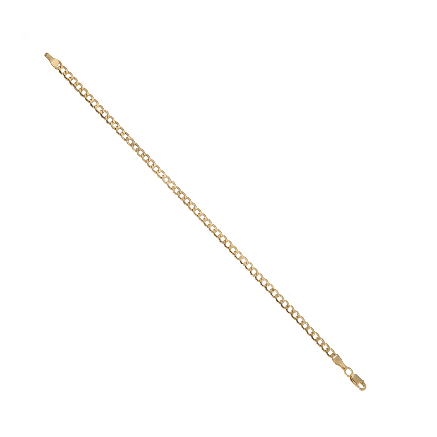Pulso Tejido Barbado Oro 10 Kilates 18cm 4mm