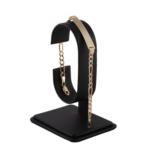 Esclava Tejido 3*1 Oro 10 Kilates 18cm 5mm