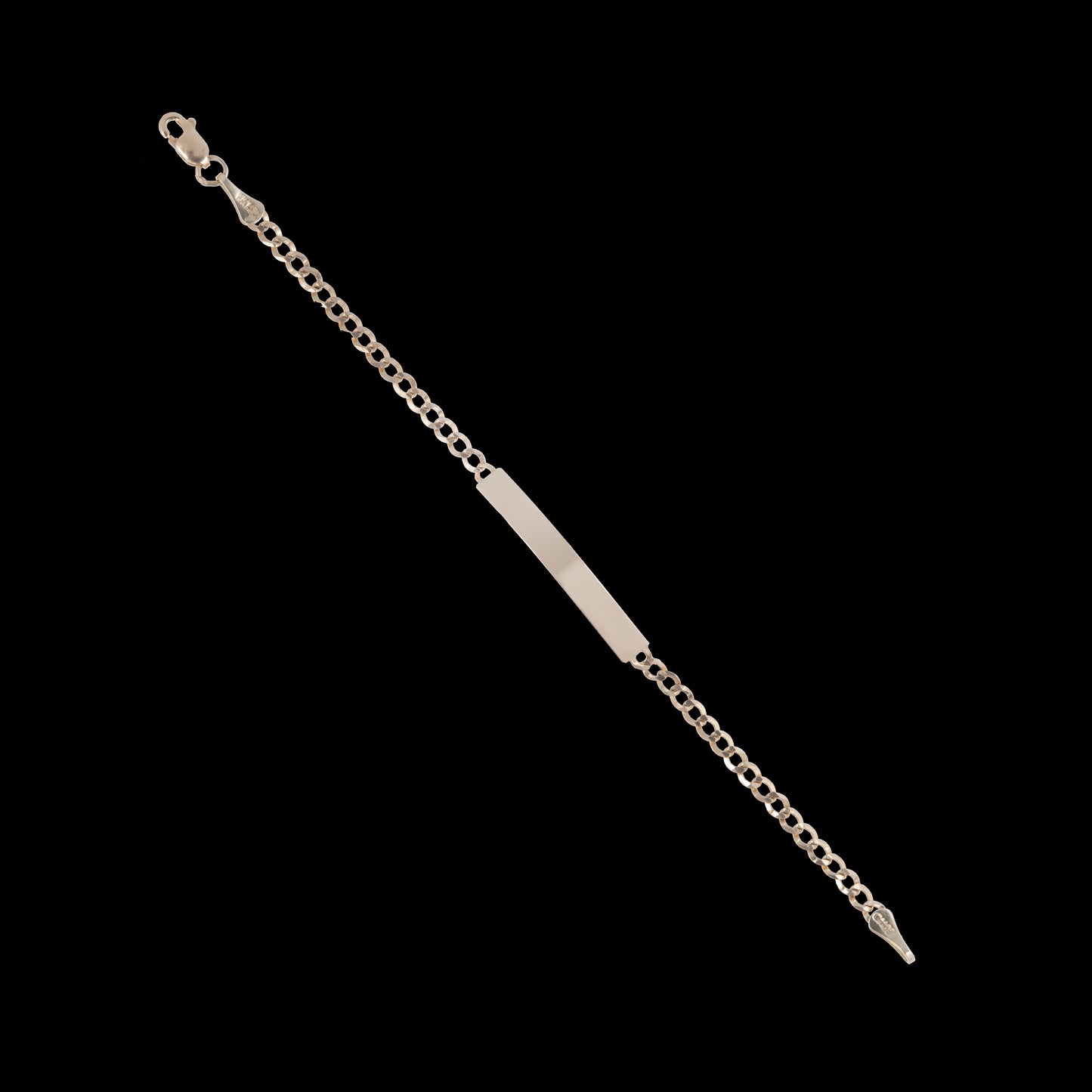 Esclava Tejido Barbado Oro 10 Kilates 14cm 3.5mm