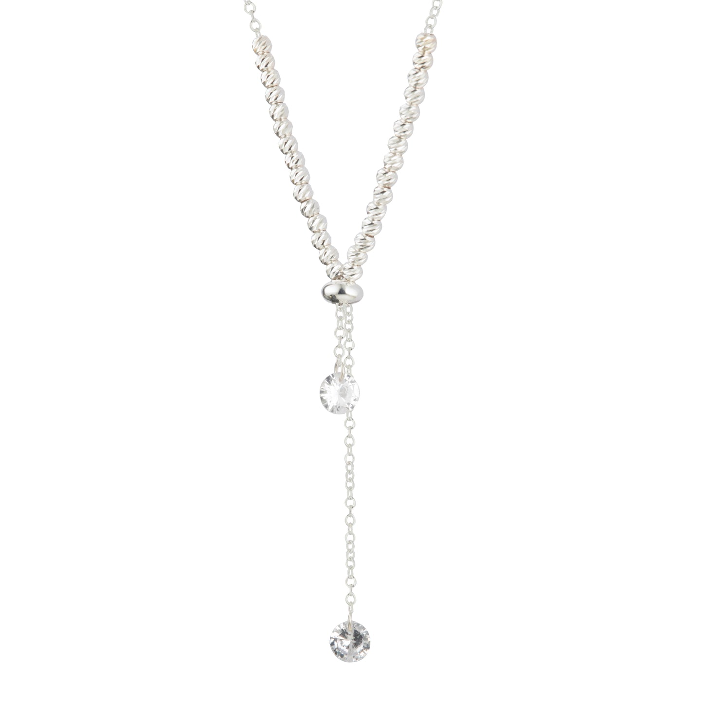 Corbatero Con Swarovski De Plata .925