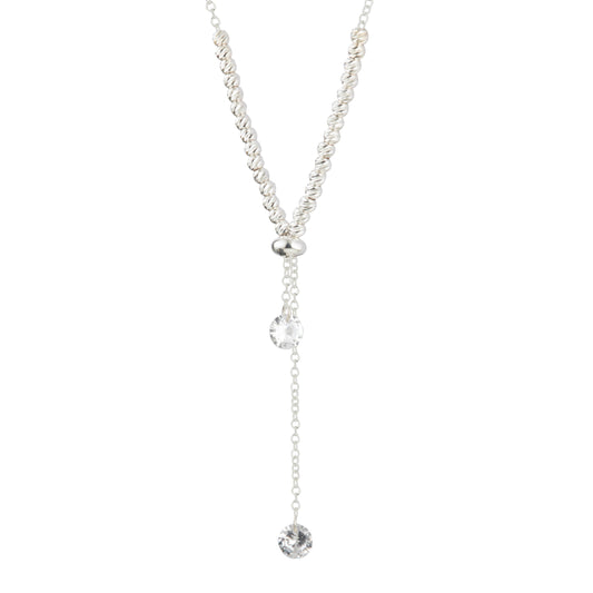 Corbatero Con Swarovski De Plata .925
