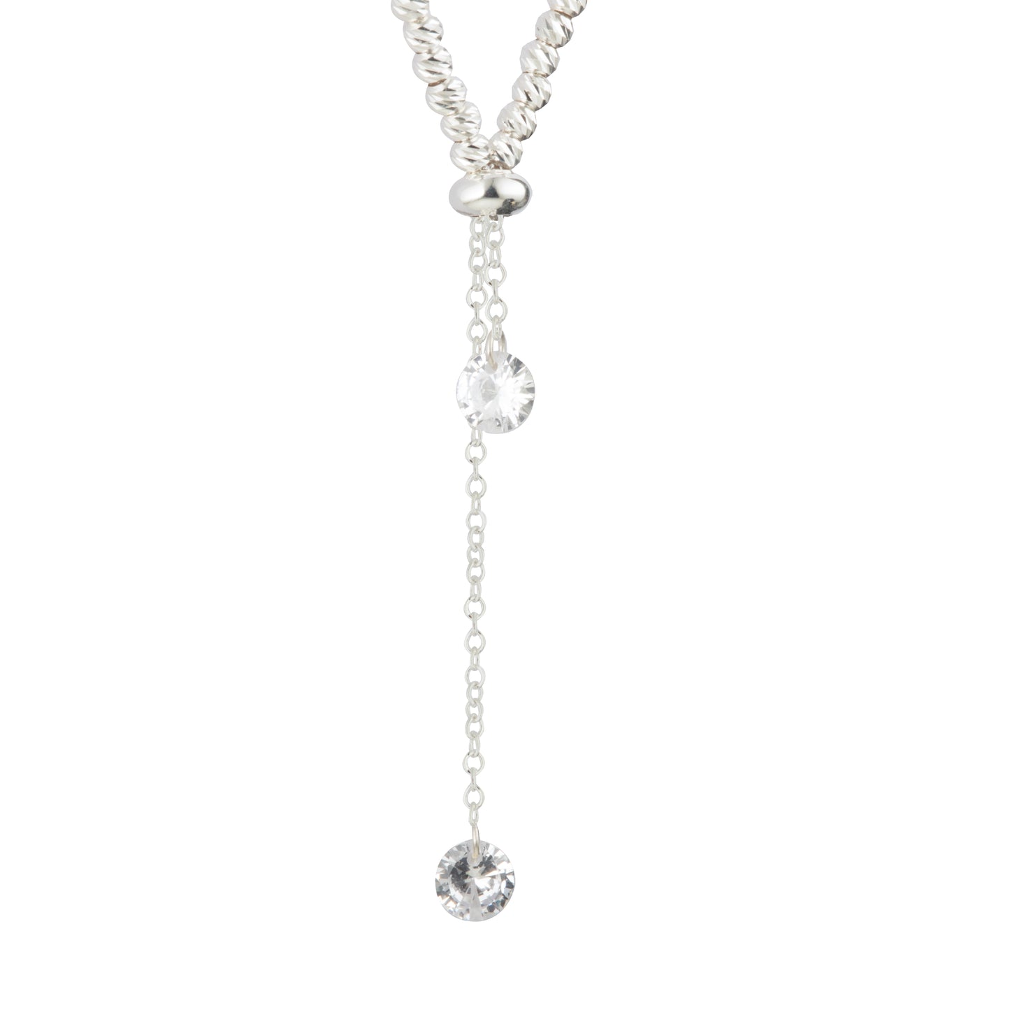 Corbatero Con Swarovski De Plata .925