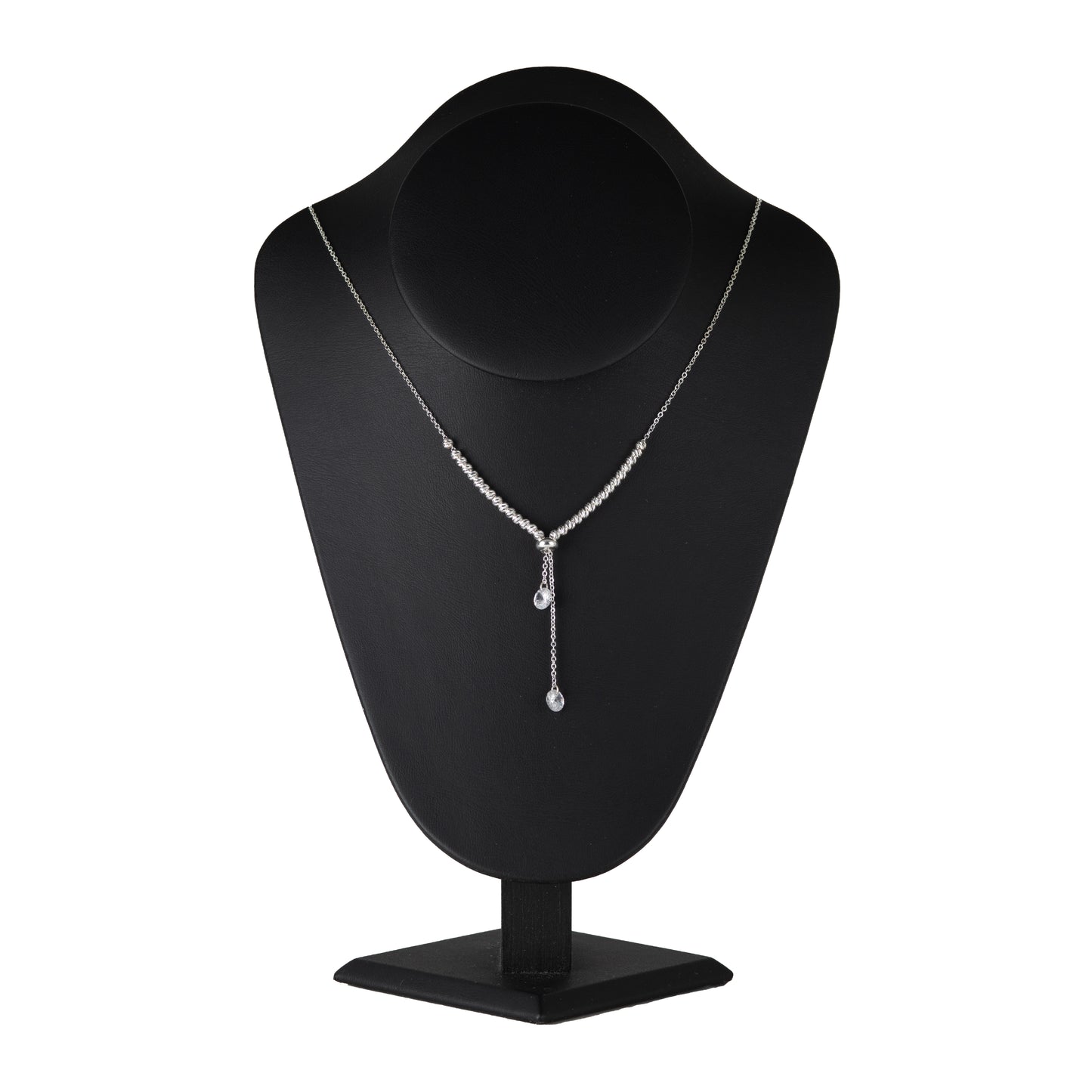 Corbatero Con Swarovski De Plata .925